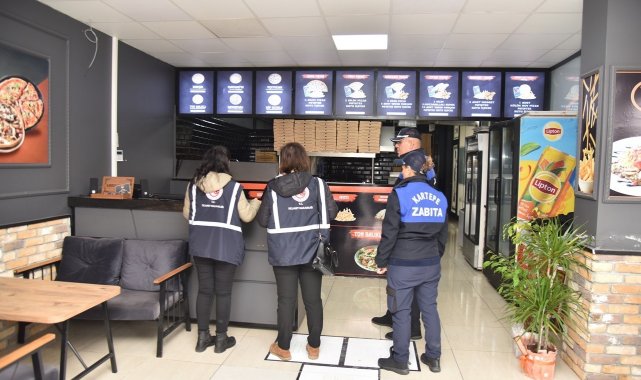 Kartepe'de menü ve fiyat denetimi