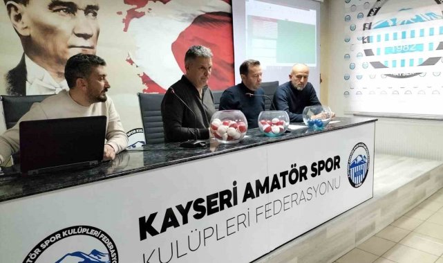 Kayseri U17 Ligi fikstür çekimi yapıldı