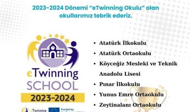 Köyceğiz'de 6 okul eTwinning okulu seçildi