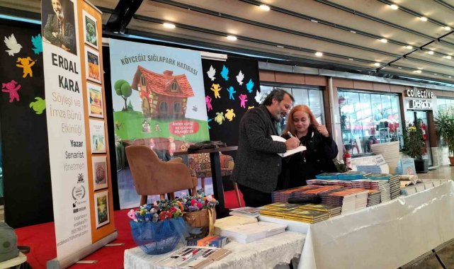 Köyceğiz'de kitap imza etkinliği düzenlendi