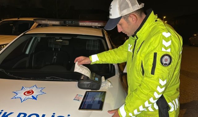 Kurallara uymayan sürücülere ceza yağdı