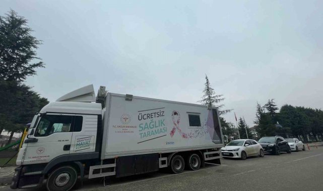 Kursiyer kadınlara sağlık taraması yapıldı