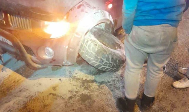 Kütahya'da araç yangını
