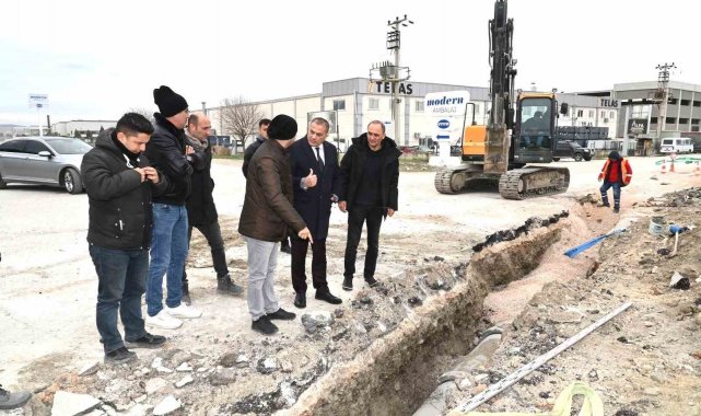 Manisa'da altyapı çalışmaları devam ediyor