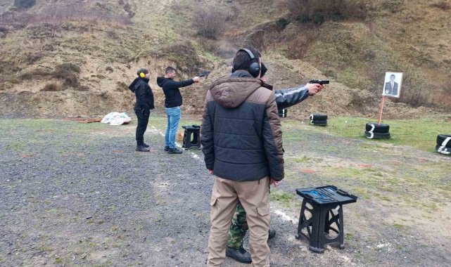 Özel güvenlik görevlilerine atış eğitimi