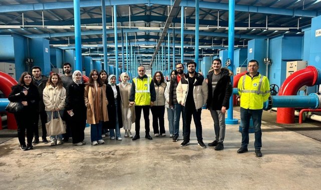 Üniversite öğrencileri suyun yolculuğu hakkında bilgi aldı