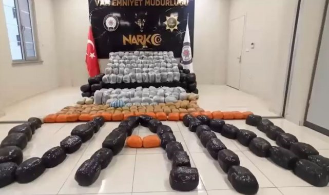 Van'da bir yılda tonlarca uyuşturucu ele geçirildi
