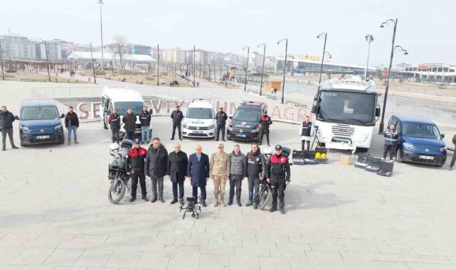 Ağrı'da yeni emniyet araçları tanıtıldı