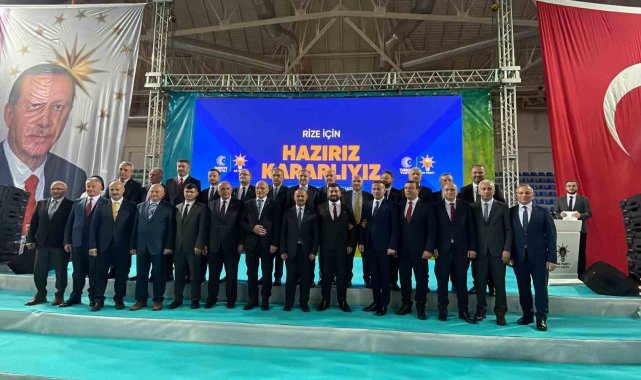 AK Parti Rize ilçe ve belde belediye başkan adayları tanıtıldı