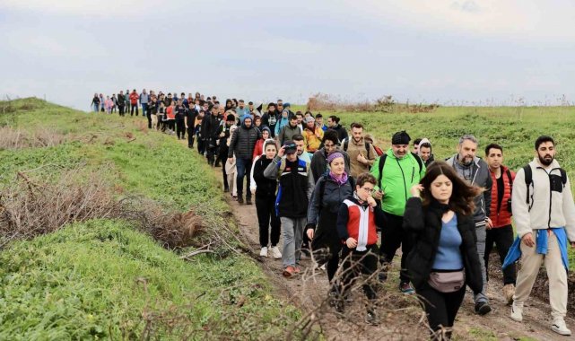 Aliağa Belediyesi ve AGM Spor Kulübünden Aliağa'da doğa turu