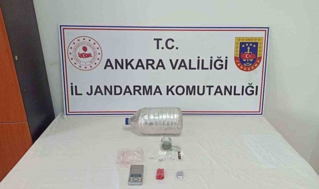 Ankara'da 430 gram esrar ve 72 gram metamfetamin ele geçirildi