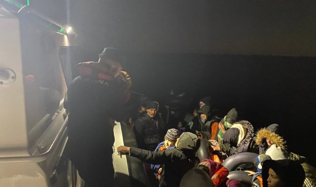 Aydın'da 52 düzensiz göçmen kurtarıldı