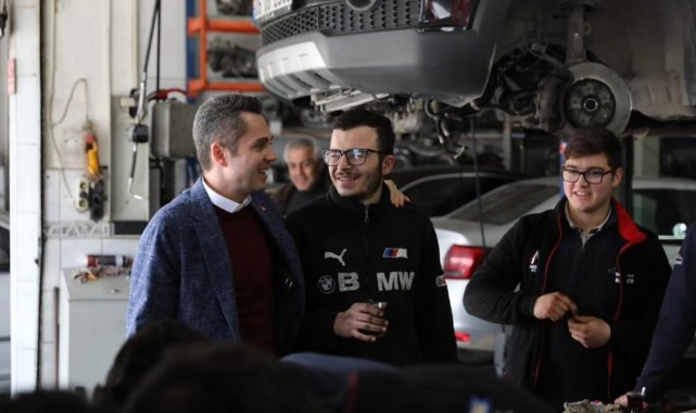Başkan Adayı Başer sanayi esnafına Go-kart ve Drag Pisti sözü verdi
