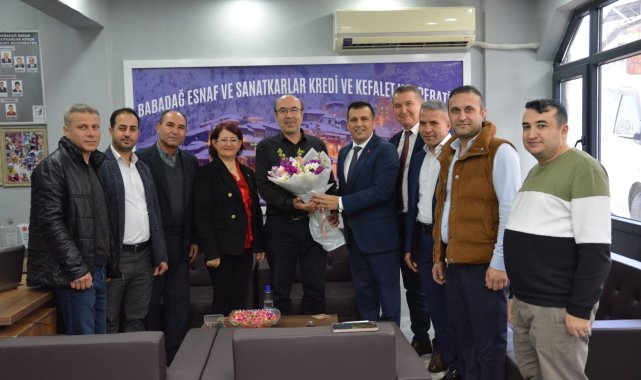Başkan Atlı esnaflarla yeni hizmet binasında bir araya geldi