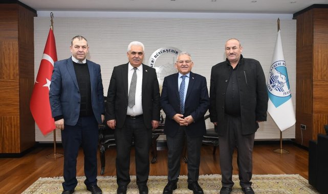 Başkan Büyükkılıç, Halk Otobüsçüleri Odası yönetimini ağırladı