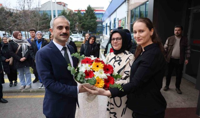 Başkan Çiftçi'ye sürpriz karşılama