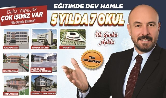Başkan Togar: "Tekkeköyümüze 5 yılda 7 yeni okul kazandıracağız"