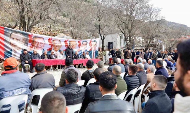 Başkan Yücel'e, batıdaki kırsal mahallelerden tam destek