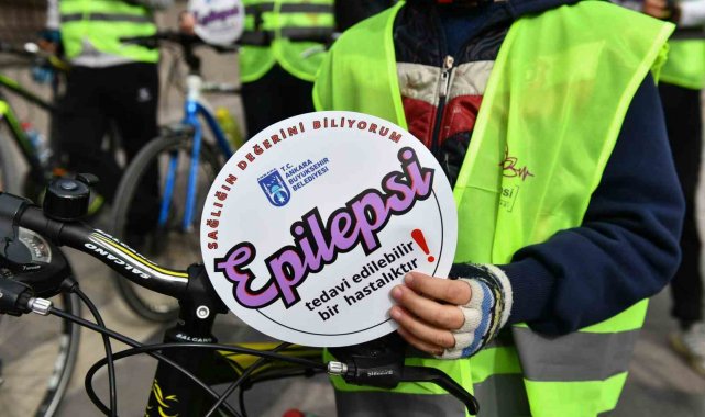 Başkentte tekerler, epilepsi hastalığına dikkat çekmek için döndü