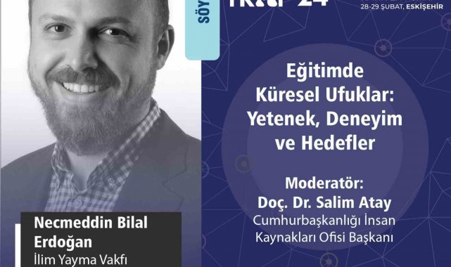 Bilal Erdoğan, Anadolu Üniversitesi'nde söyleşide öğrencilerle bir araya gelecek