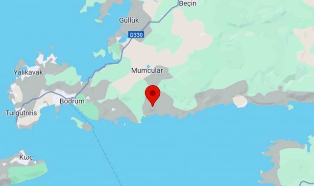 Bodrum'da deprem
