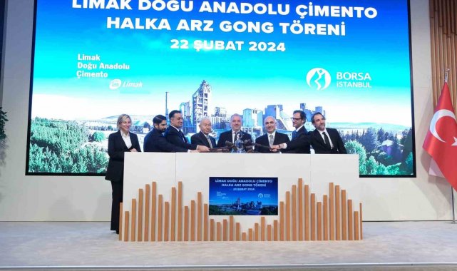 Borsa İstanbul'da gong Limak Doğu Anadolu Çimento için çaldı