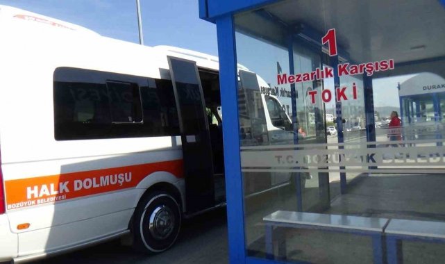 Bozüyük'te dolmuş ücretlerine zam yapıldı