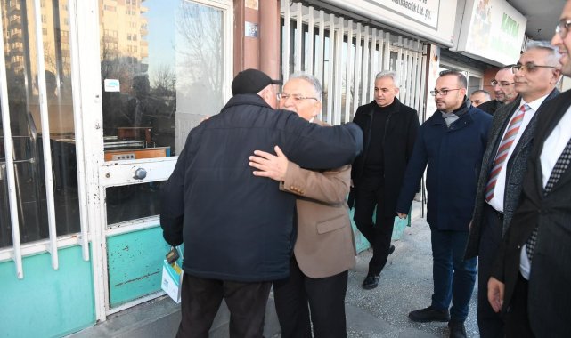 Büyükkılıç'tan Mustafa Kemal Paşa Bulvarı'nda esnaf ziyareti