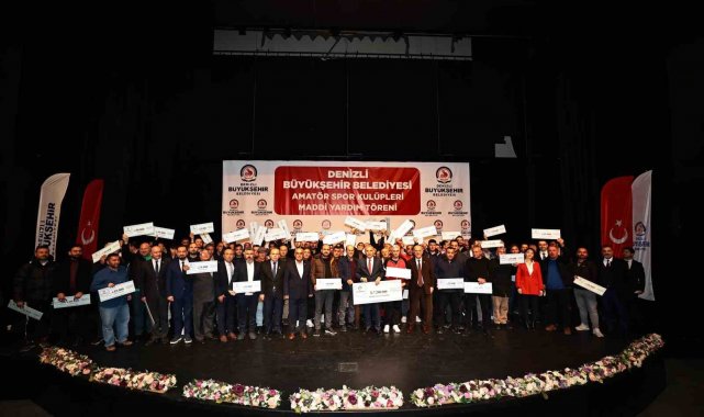 Büyükşehir 253 amatör spor kulübüne 7,2 liralık destek sağladı