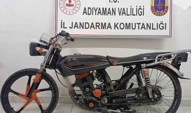Çalıntı motosikletle kaçarken yakalandı