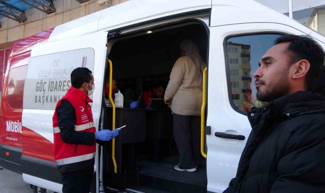 Çankırı'da düzensiz göçmenlere yönelik mobil göç noktası aracı hizmete başladı