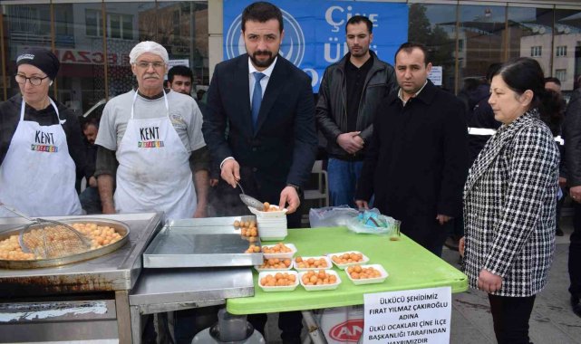 Çine Ülkü Ocakları'ndan Fırat Çakıroğlu için lokma hayrı