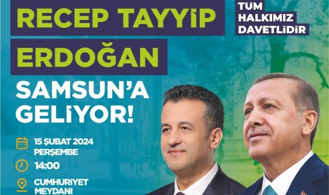 Doğan: "Samsun, Cumhurbaşkanımızı bekliyor"