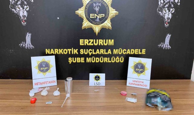 Erzurum'da uyuşturucu operasyonu