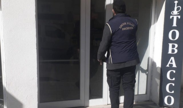 Eskişehir'de polis ekipleri okul çevresinde denetim yaptı