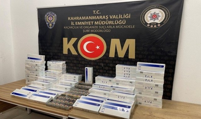 Gümrük kaçağı sigara ve telefon ele geçirildi