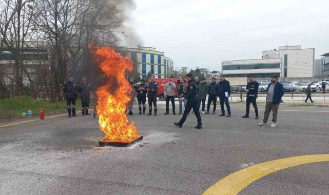 Hastanede sirenler eğitim ve tatbikat için çaldı
