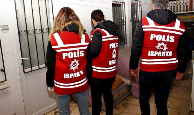 Isparta'da fuhuş operasyonu: 8 şahsa 104 bin 960 TL para cezası