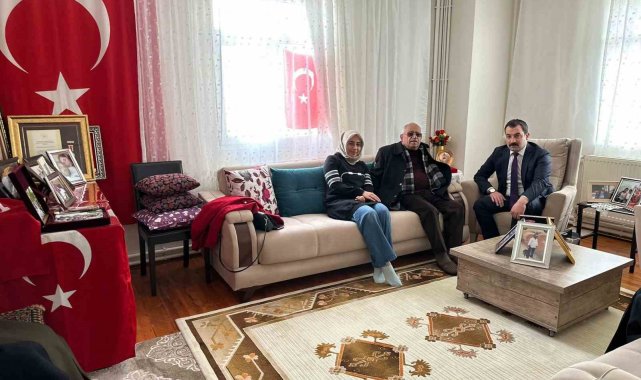 Kaymakam Akköz'den şehit ve gazi ailelerine anlamlı ziyaret