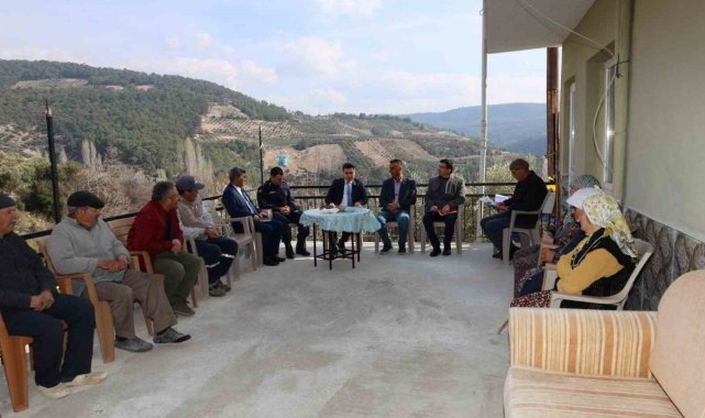 Kaymakam Gündoğdu, Karabağlar Mahallesi'nde vatandaşlarla buluştu