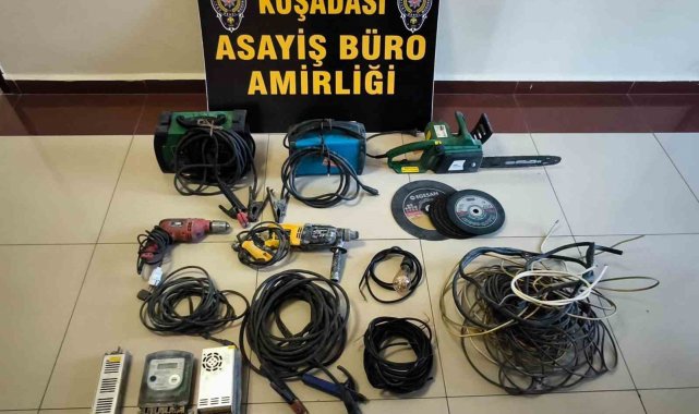 Kuşadası'nda hırsızlık operasyonu