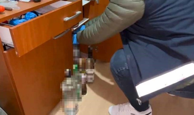 Maltepe'de alt katında sahte içki üretilen tekel bayisine operasyon