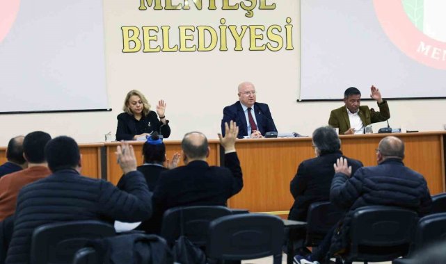Menteşe Belediye Meclisinde yılın ikinci toplantısını
