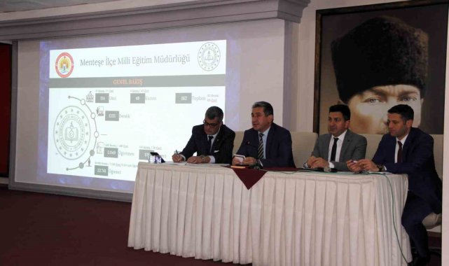 Menteşe'de okullarda 2.dönem çalışma planları toplantısı gerçekleştirildi