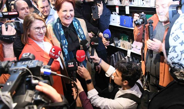 Meral Akşener'den Kahramankazan esnafına ziyaret