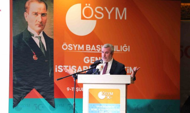ÖSYM Başkanı Prof. Dr. Ersoy: "Yapay zeka ile soru üreteceğiz, değerlendirmeler yapacağız ve bu alanda çok önemli bir başlangıç olacak"