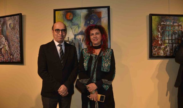 Prof. Dr. Meliha Yılmaz'ın "Mitolojik İzler" sergisi büyük ilgi gördü