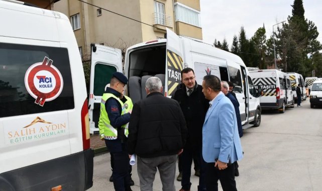 Safranbolu'da okul servisleri denetlendi