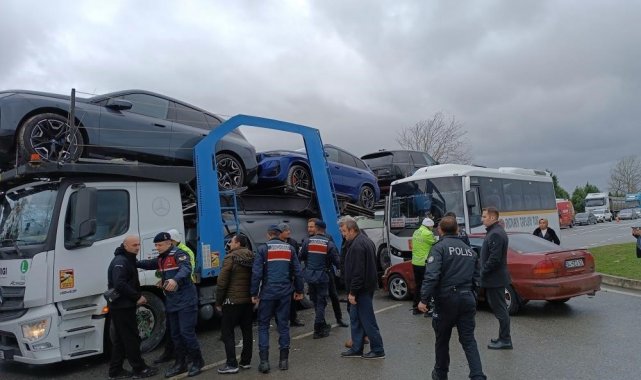 Samsun'da jandarma bölgesinde ocak ayı kaza bilançosu: 51 yaralı