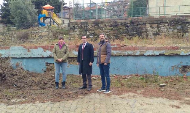 Sarıgöl'de bir okulun daha yıkımı gerçekleştirildi